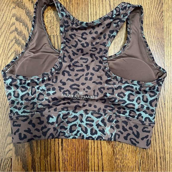 The Farmers Market Global Leopard Camo Sports Bra Size Medium, NWOT - Picture 3 of 4